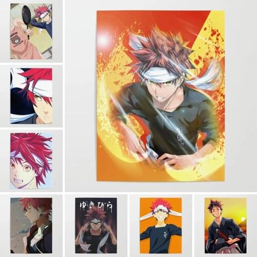 Prints Painting Wall Art Modular Canvas Shokugeki No Soma Poster Picture Anime Home Decoration For Bedside Background No Frame