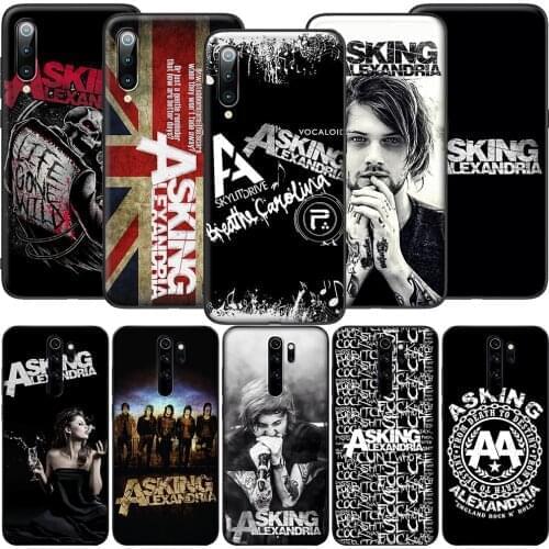 GX24 Asking Alexandria Danny Worsnop Soft Silicone Case for Redmi Note 4X 5 5A Prime 6 6A 7 7A 8 8A 8T 9 9A 9C 9S Pro Lite