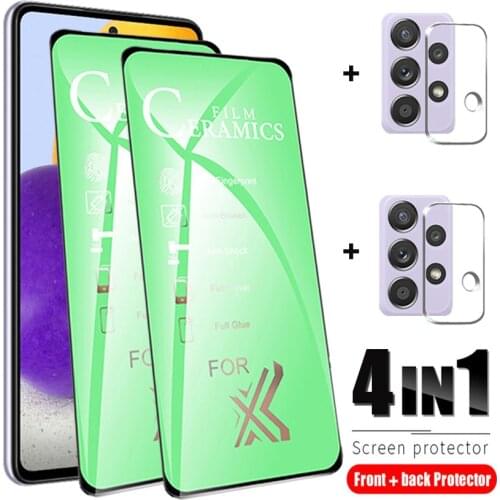 Verre, Ceramic Screen Protector For A52 Samsung A72 5g Soft HD Lens Glass Samsung-a52 Galaxy a 52 4g Protective Film Samsung A52
