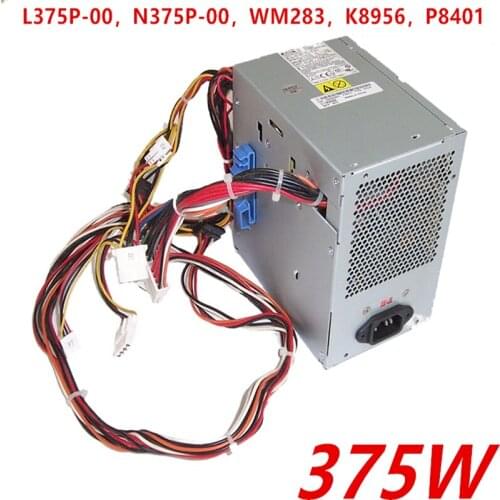New PSU For Dell 9150 9100 9200 380 390 420 430 440 389 390 T3400 375W Power Supply L375P-00 N375P-00 N375E-01 WM283 K8956