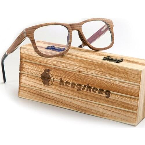 Original Wood Eyeglass Frame for Men Square Myopia Prescription Glasses Optical Frame Female Grade Glasses for Reading Glasses