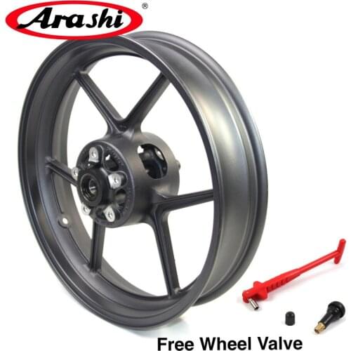 ARASHI Z750 Z800 Front Wheel Rim Rims For KAWASAKI Z750 2009-2012 Z800 2013-2015 2010 2011 2012 2014 MATTE BLACK ZX10
