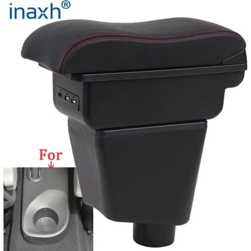 For Renault Clio 4 Armrest For Renault Captur armrest box Car accessories Storage box holder ashtray USB LED 2015-2018