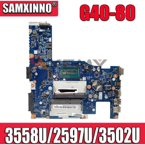 Applicable to G40-80 notebook motherboard 3558U/2597U/3502U number NM-A362 FRU 5B20K07039 5B20K07048 5B20K84627