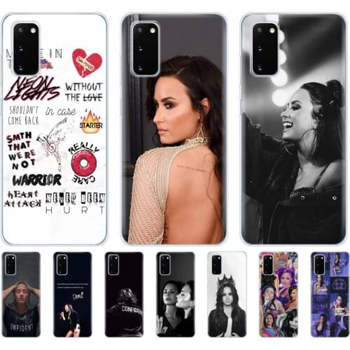Silicon Case For samsung galaxy S20 PLUS Ultra S10 lite Phone Cover For samsung note 10 plus lite Case Demi Lovato