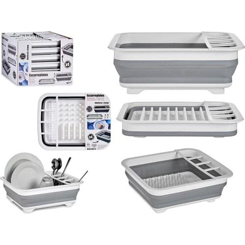 Folding Draining Rack for Kitchen (29 x 5,5 x 38 cm)