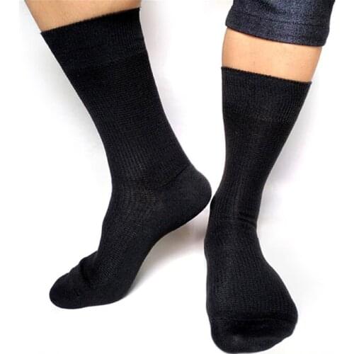 Knitted Cotton Men Business Socks Thick Warm Brand Quality Sexy Male Formal Dress Socks Man Thermal Sox