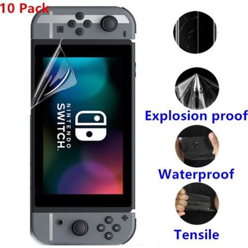10 Pack Protective Screen Cover Film Filter For Nintendo Switch Lite Mini Transparent HD Clear Anti-Scratch Explosion proof