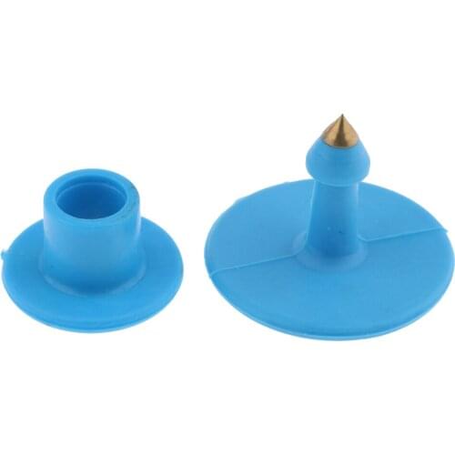 100PCS Small Pre Numbered Livestock Ear Tag for Pig Cow Goat Sheep Blue