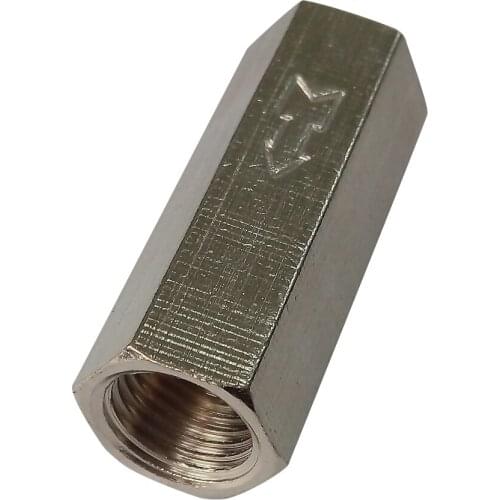 3/8" BSP Female Air Check Valve Brass Nickel-Plated One Way Non Return Valve CV1-3/8