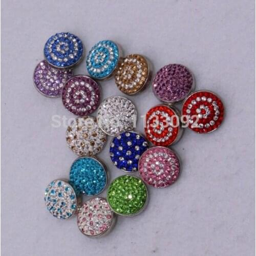 32pcs/lot mix 16colors Diy Snaps Jewelry 20mm Snaps Custom Diy Snaps Button Pendant for women