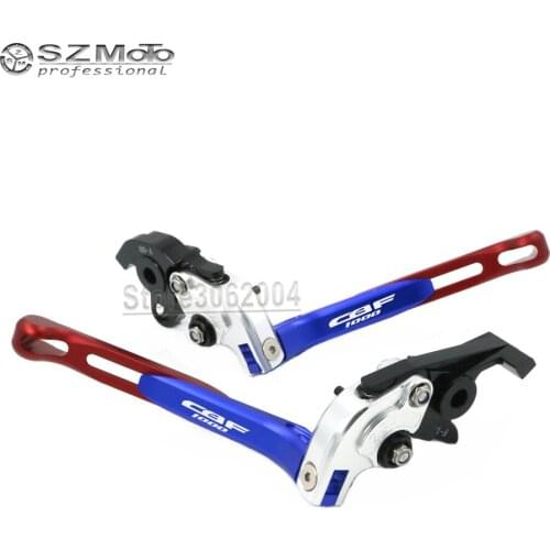 For HONDA CBF1000 CBF 1000 2006-2009 2008 Aluminum Motorcycle Folding Extendable Adjustable Brakes Clutch Levers With LOGO CNC