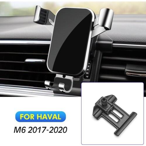 Car Mobile Phone Holder Air Vent GPS Mounts Stand Gravity Navigation Bracket For Haval M6 2017 2018 2019 2020 Car Accessories