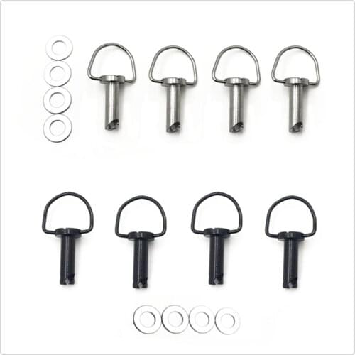 Aftermarket free shipping motorcycle parts Fastener Hard Saddlebag Mounting Pin Stud Bolt Black For Harley Touring FLHR FLHS