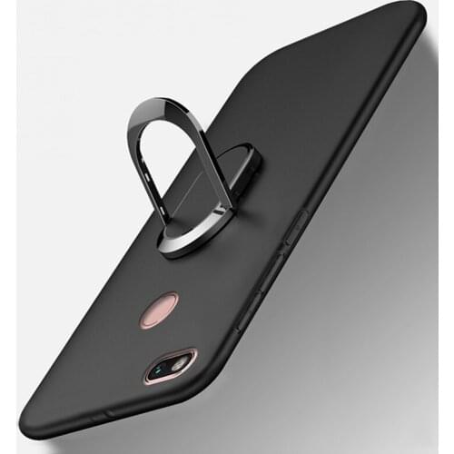 Funda for Huawei Nova Lite Case luxury PRA-LX2 Soft Black Silicone Magnetic Car Holder Ring Case for Huawei P10 Lite WAS-L03T