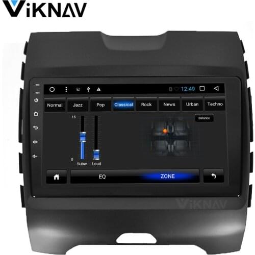 Double Din 2DIN Android Car radio DVD player FOR Ford Edge 2015 -2018 car stereo autoradio auto audio head unit GPS navigation