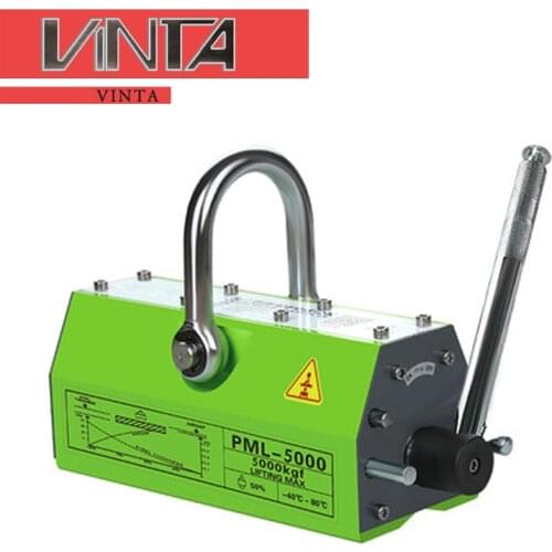 BIG Sales CNC PML Series PML-5000 electro manual permanent magnetic lifter transportation steel plate lifting magnet for crane