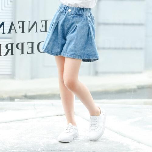 GB-Kcool Denim Shorts For Girls