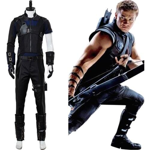 Hawkeye Costume Clinton Francis Barton Ronin Outfit Full Set Adult Halloween Carnival Party Costume