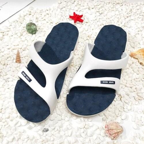 Summer Soft Slippers Men Flip Flop Women Beach Home Couple Shoes Non-Slip Bathroom Soft Lightweight Outside Simple Odorless