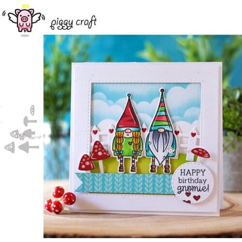 Piggy Craft metal cutting dies cut die mold Mushroom decoration Scrapbook paper craft knife mould blade punch stencils dies