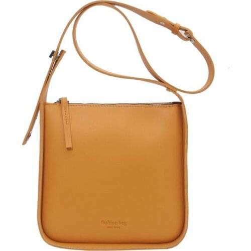 Trendy Simple PU Leather Women Shoulder Bag High Quality Solid Color Crossbody Bags Lady Fashion Wild Shopper Bag Bolsa Feminina