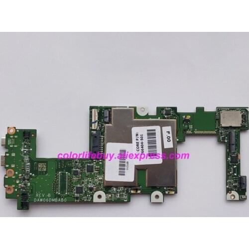 Genuine 764203-501 764203-001 764203-601 DAW06DMBAB0 w Z3795 CPU Laptop Motherboard for HP Pro Tablet 610 G1 NoteBook PC
