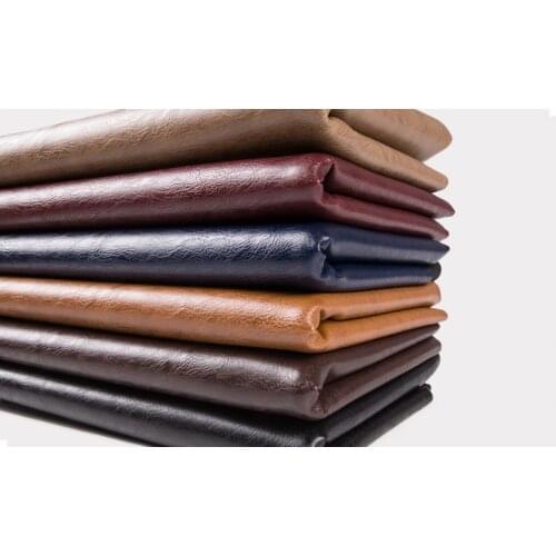 New Arrival Crazy Horse Faux leather sheets Home Decoration Accessories upholstery fabric for sofa wear-resistant waterproof