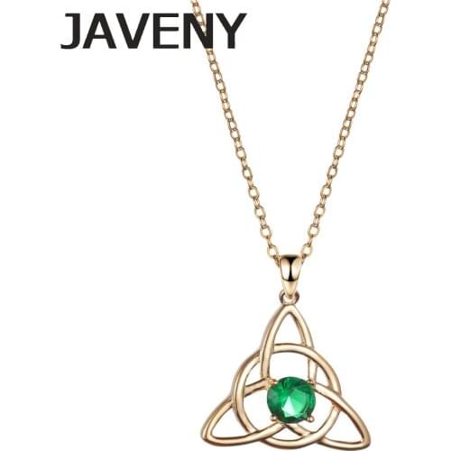 925 Sterling Silver CZ Irish Celtics Knot Wedding Bridal Pendant Necklaces for Women Birthday Christmas Mothers Day Gifts