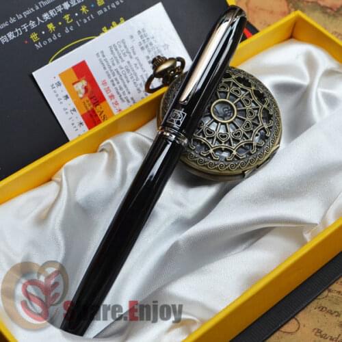 ROLLER BALL PICASSO 916 ELEGANT PEN ONE BLACK AND SILVER