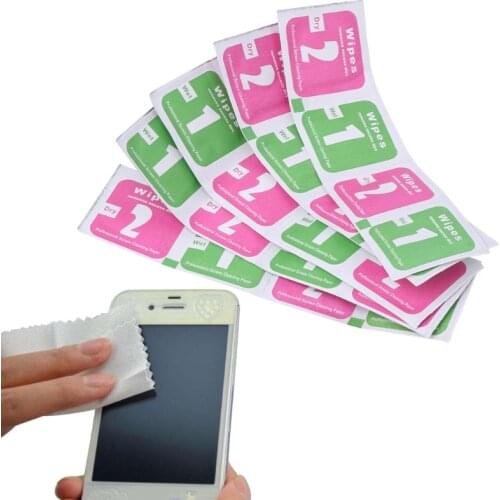 10Pcs/Lot Camera Lens Cleaning Cloth LCD Screens Dust Removal Wet Dry Wipe Paper