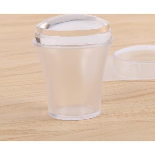 1Pc 2.8/3.4/3.7cm Nail Art Stamping Large 4cm Nail Art Clear Stamper Marshmallow Stamper Kit Manicure Tool Set, HJ11414440