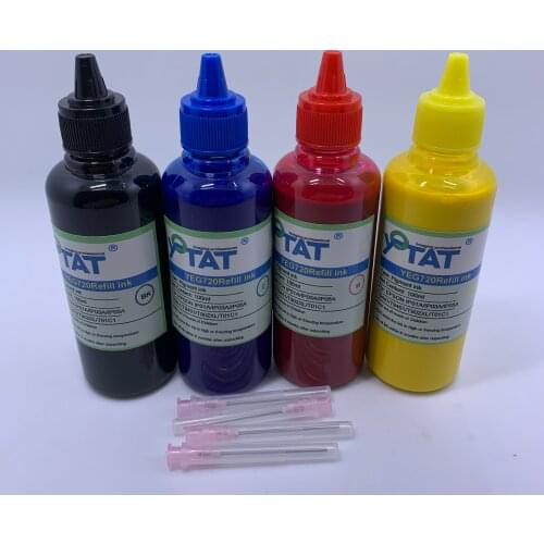 YOTAT 4Color*100ml Pigment ink T9461 T9441-T9444 T9451-T9454 for Epson ink cartridge IP01A IP03A IP05A T9441 T9451 T902XL T01C1