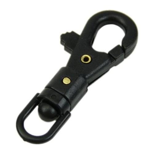 YOUGLE 10 Pcs/lot Carabiner Rotatable Buckles Clip Spring Clasps Key Chain Paracord Backpack EDC Outdoor