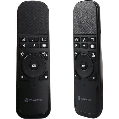 Zoweetek i7 2.4G Wireless Keyboard Air Fly Mouse Remote Control Laser Pen Pointer Presenter for PC HTPC Android TV Box X360 PS3