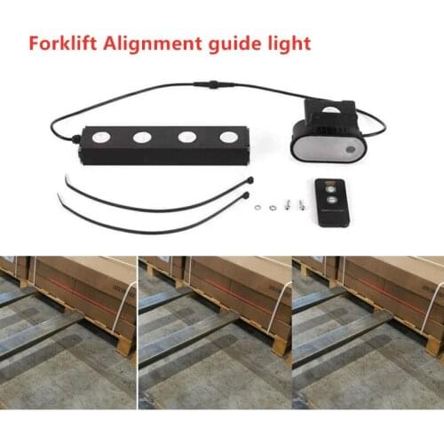1Set forklift lights sensor Pallet Location Infrared Laser Alignment light System Forklift Alignment guide light System