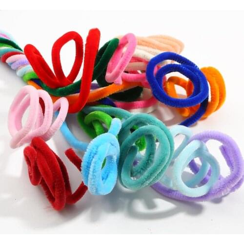 1M/bag Full ColorPlush Sticks Chenille Stems Pipe Cleaners Kids Creative Colorful Educational Handmade DIY Materials Twist Wire