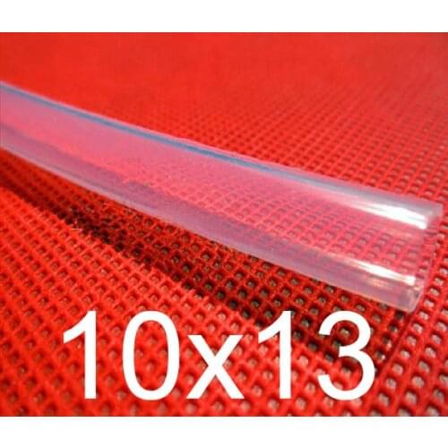 10mm ID 13mm OD 10x13 Transparent Food Grade Medical Use FDA Silicone Rubber Flexible Tube / Hose / Pipe / tubing