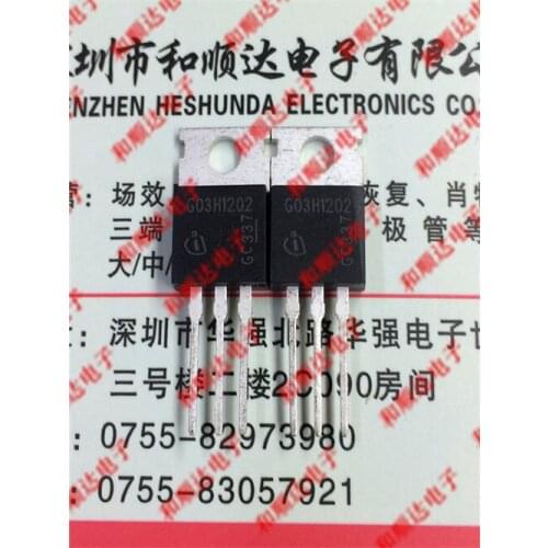 5PCS/ G03H1202 IGP03N120H2 TO220 TO-220