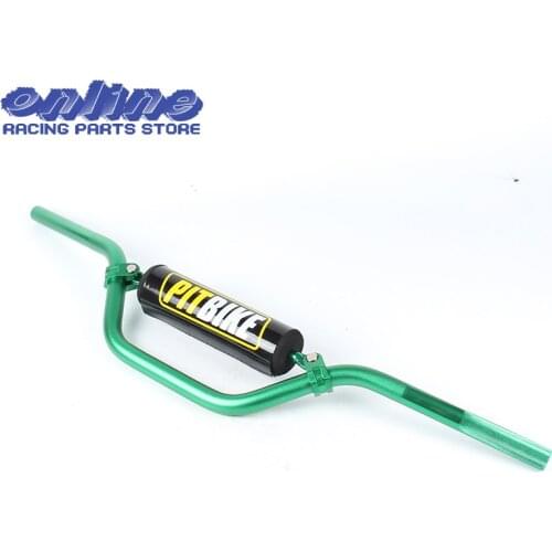 6061 Aluminum Motorcycle Motocross Handlebar 7/8" 22mm For HONDA YAMAHA KAWASAKI SUZUKI Dit Pit Bike MX ATV Quad green