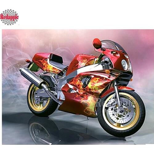 2019 New arrival Full Square/Round drill 5D Diamond Painting DIY diamond embroidery motorcycle Diamond mosaic hobby wall Decor
