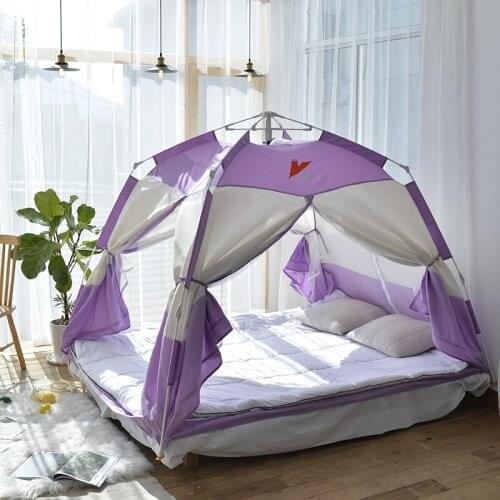 3-4 Person Automatic Bed Tents Children Adults Indoor Summer Anti-mosquito Tent Winter Household Thicken Warmcold-proof Tent
