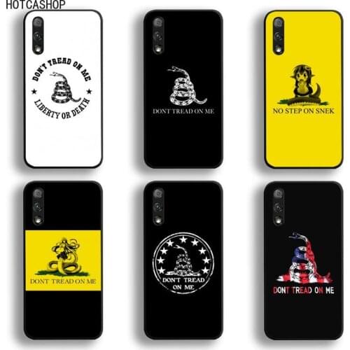 Don't tread on me snake Phone Case For Huawei Honor 30 20 10 9 8 8x 8c v30 Lite view 7A pro
