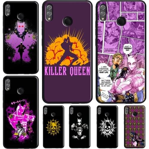 Anime JoJo Killer Queen Case For Huawei Honor 10 Lite 9 20 Pro 10i 9X 8X 7X V20 7A 8A 8C Nova 5T Y9 Y7 Y6 2019