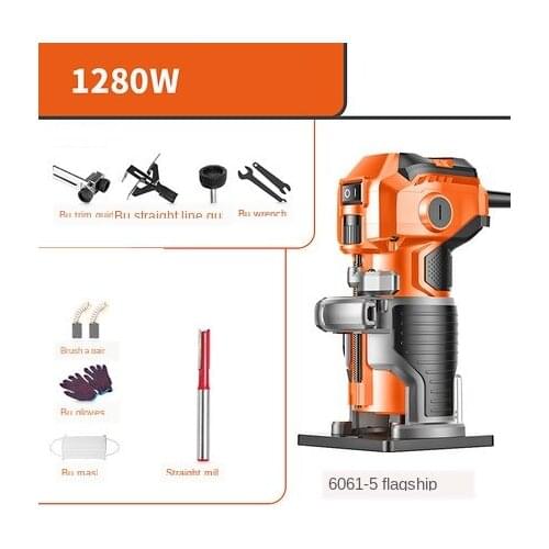 220V Electric Trimmer 1280W 35000r/min Wood Trimmer Electro Tools Router Wood Milling Machine for Joiners Renovator Woodworking