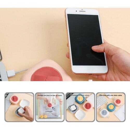 Smooth Surface Easy to Use Table Securing Charging Wire Winder for Office