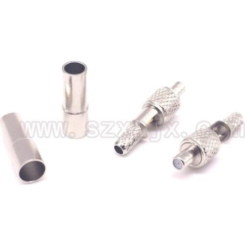 JX connector 10pcs RF coaxial connector TS9 female Crimp for RG316 RG174 LMR100 cable for 3G/4G Modem antenna free shipping