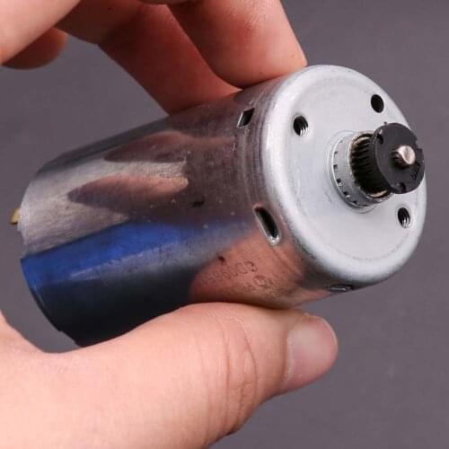 P40 Mabuchi Micro Motor Dia 30.5mm DC 12V-24V 3100RPM-6300RPM High Torque w/ Plastic Pulley for DIY Precision Digital Appliances