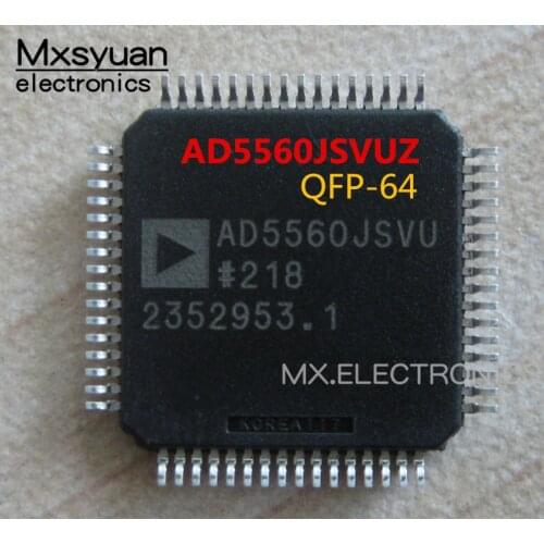 NEW 2PCS/LOT AD5560JSVUZ AD5560JSVU AD5560 QFP64