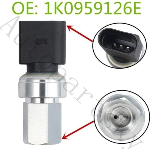 New A/C Air Condition Pressure Switch Control 1K0959126E For Audi A3 Q5 Q7 TT For Volkswagen Touareg Passat Jetta Golf For Skoda